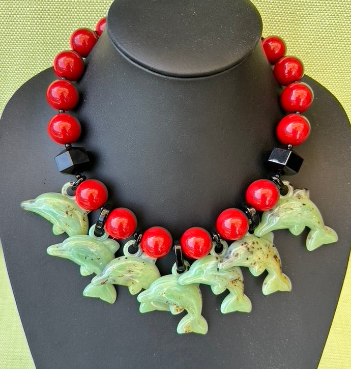 Dolphin Choker in Colors