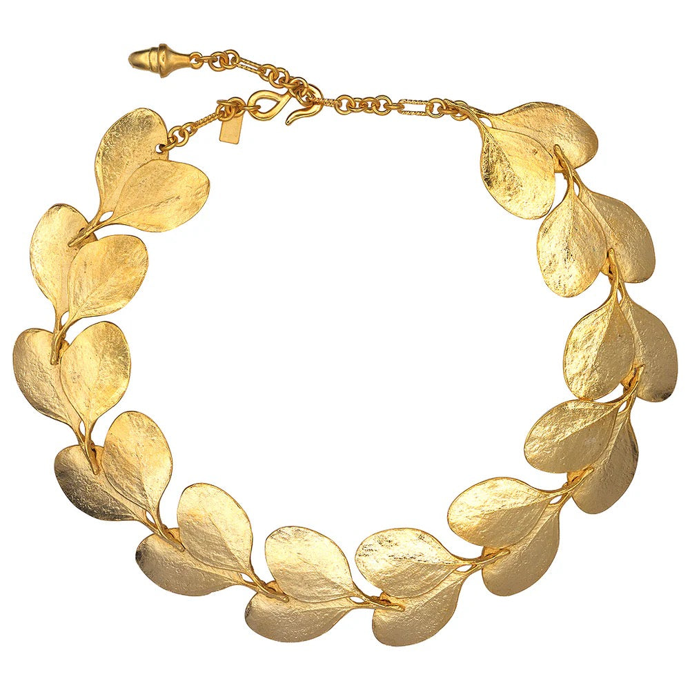 18" Gold Leaf Necklace