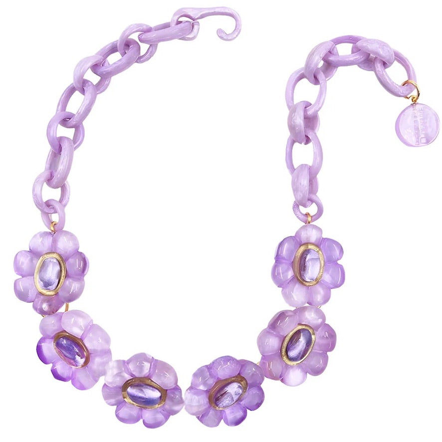 Daphine 6 Flowers Mauve