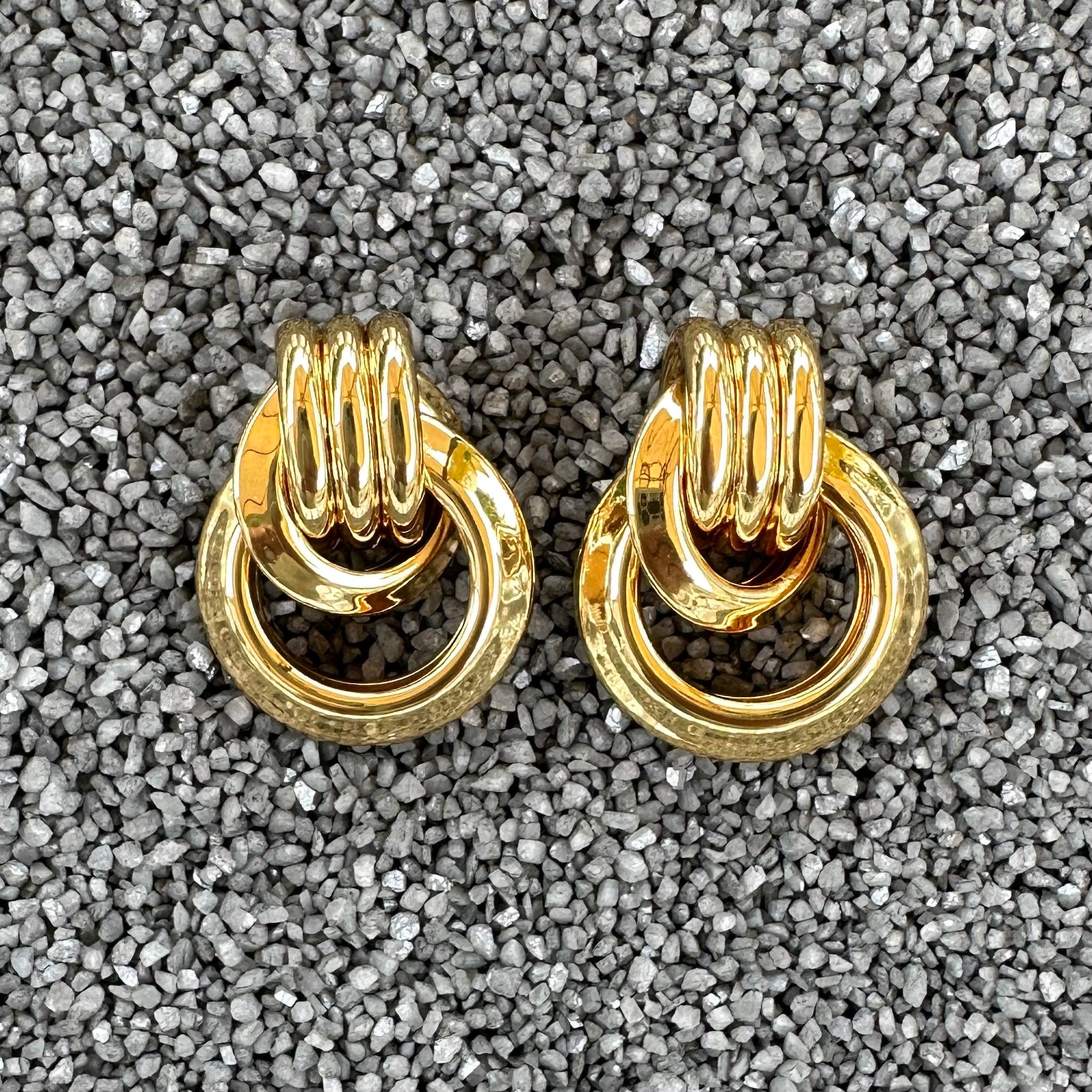 1.25" Polished Gold Love Knot Doorknocker