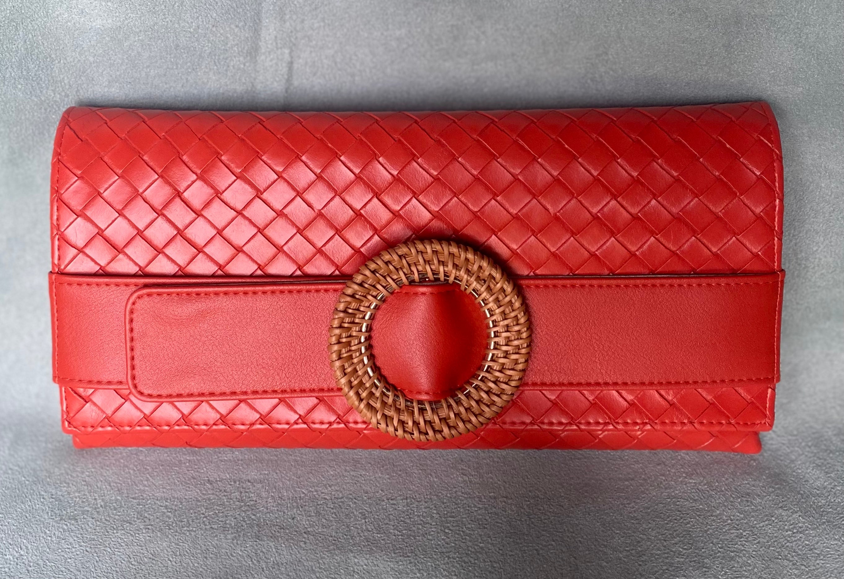 Woven Wicker Embossed in Colors