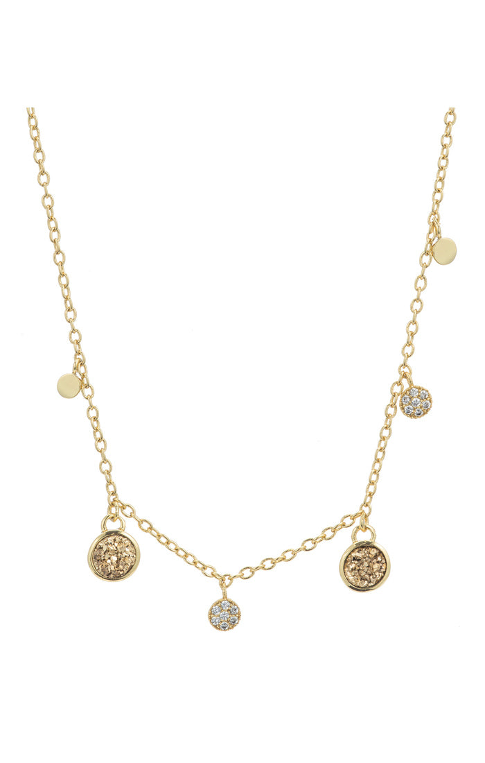 Gold Plate with Charms in Variations