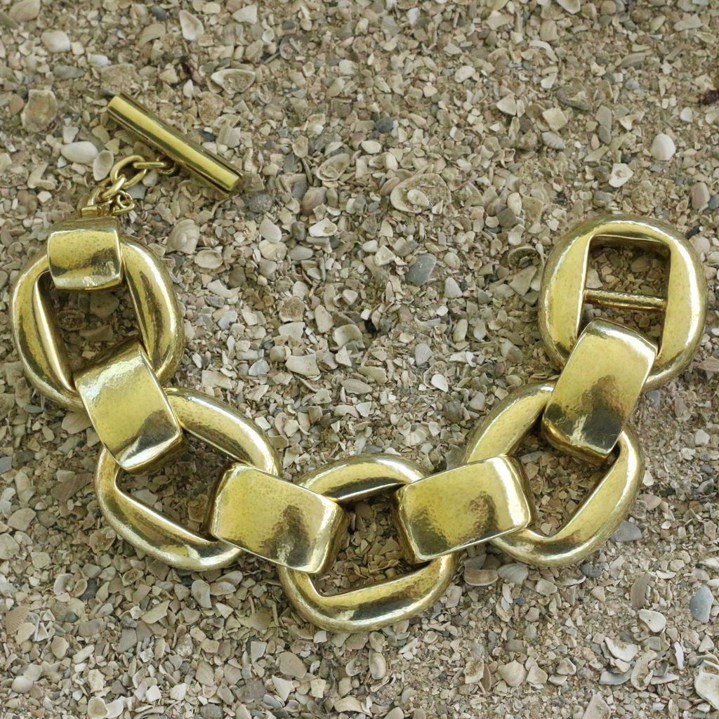 Vaubel: Gold Round And Flat Links