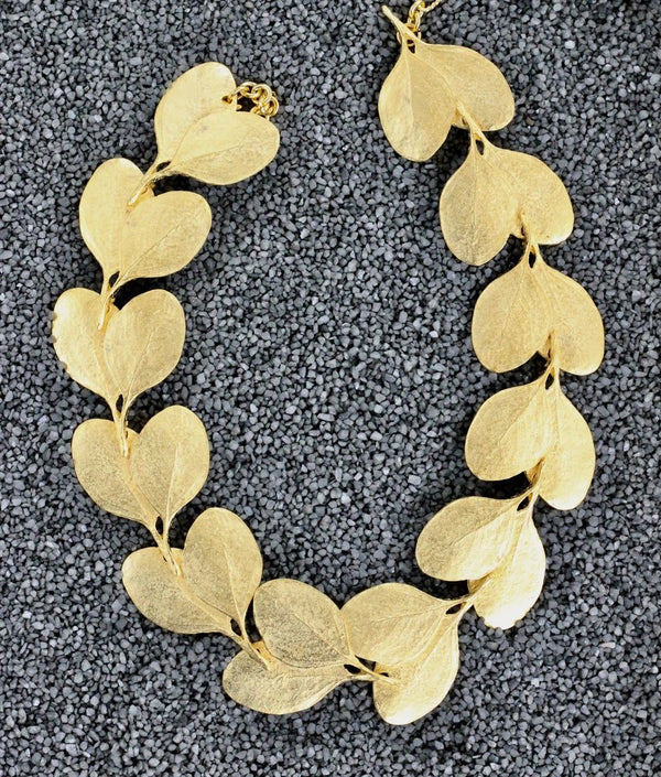 18" Gold Leaf Necklace