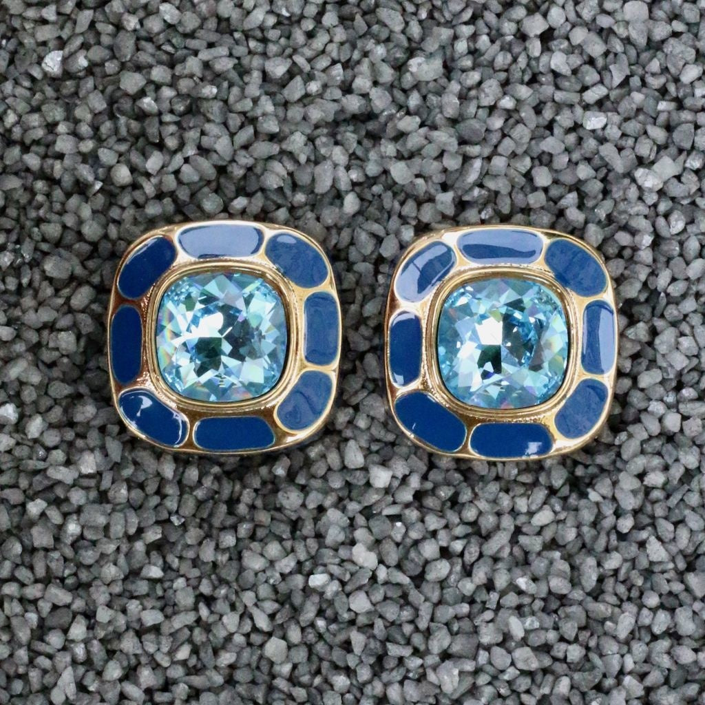 Square In Square Aquamarine & Blue