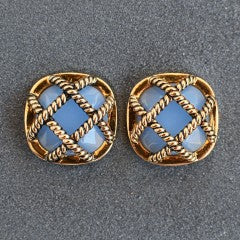 Square Criss Cross Antique Gold in Colors