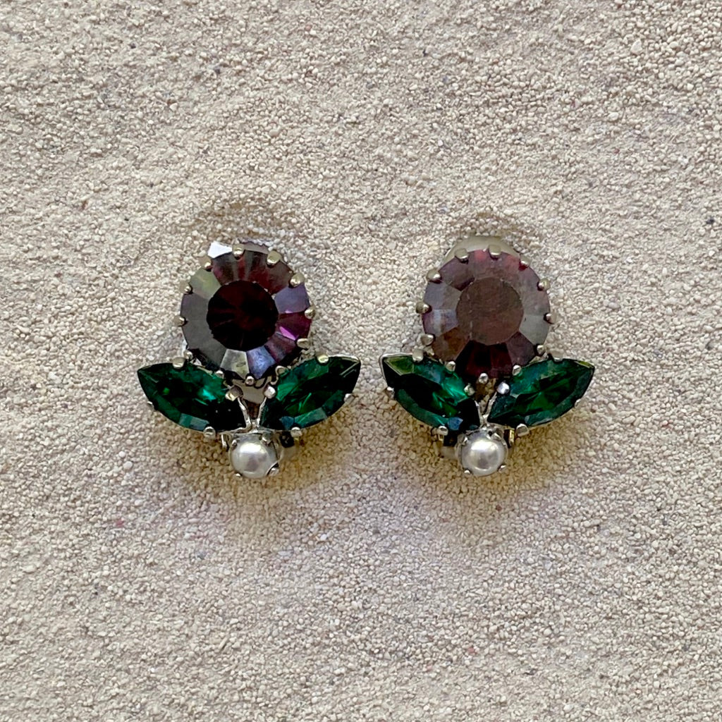 Blue Purple Pearl Clip