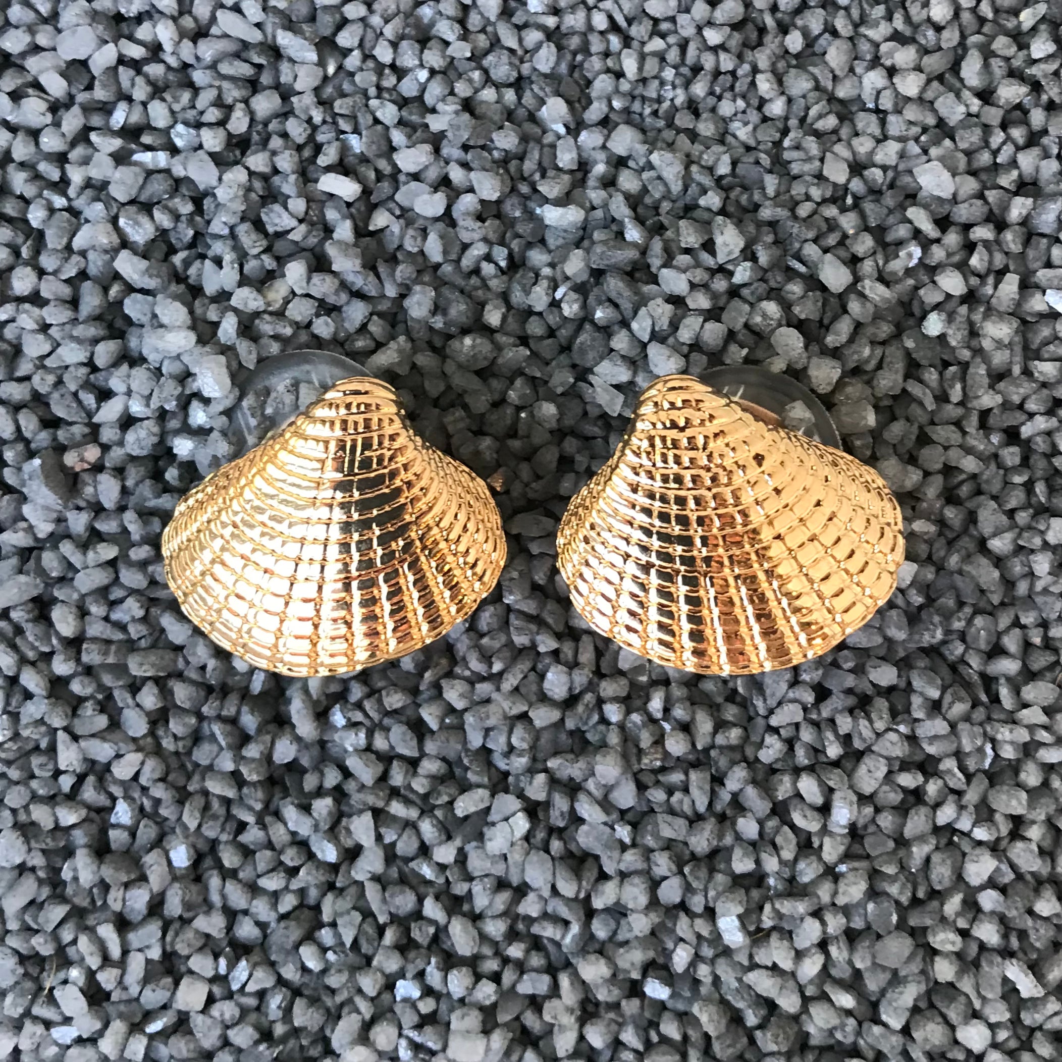 Little Gold Scallop Shell