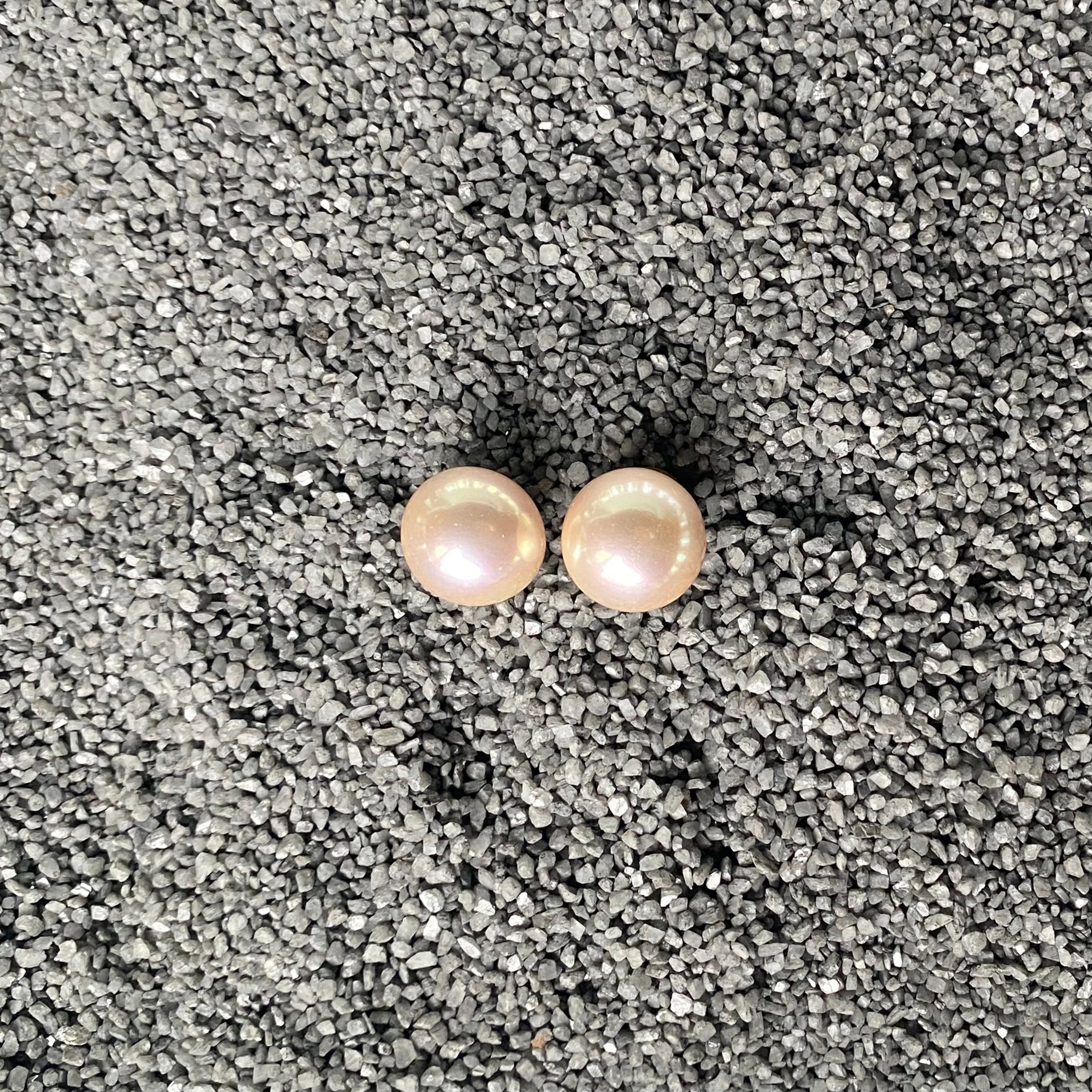 Gold Medium Rose Pearl Clip