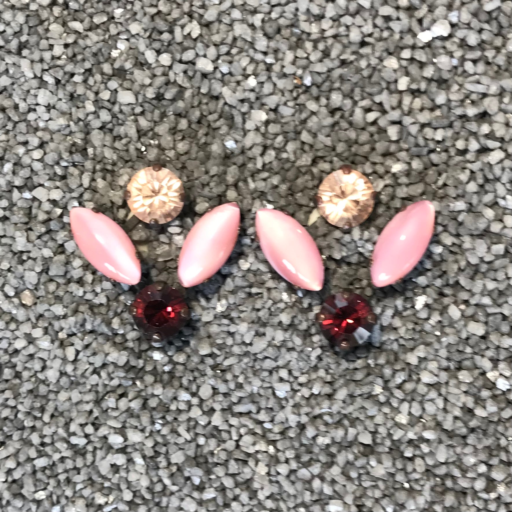 Pink, Burgundy Peach Fly