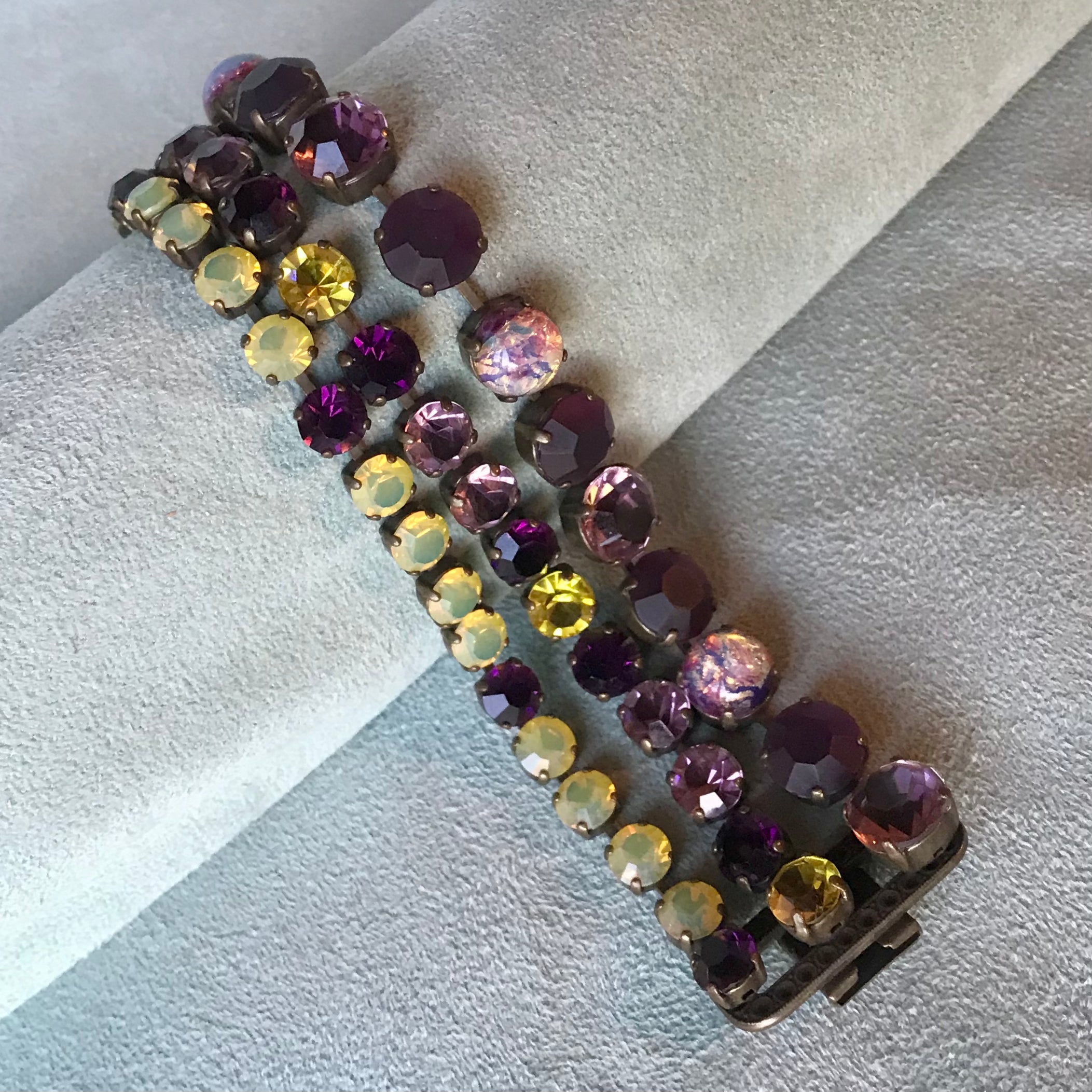 3 Tier Lime And Purple