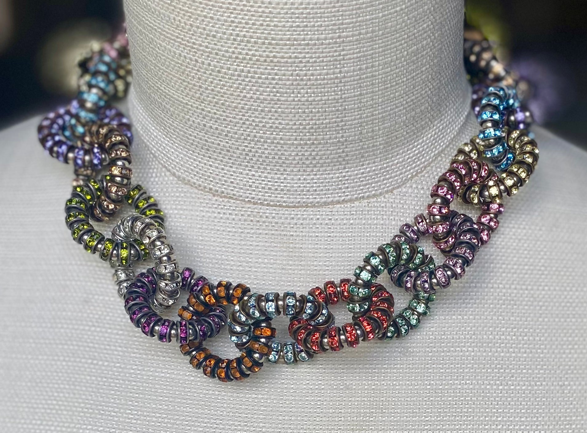 Joyce Red Purple Silver Green