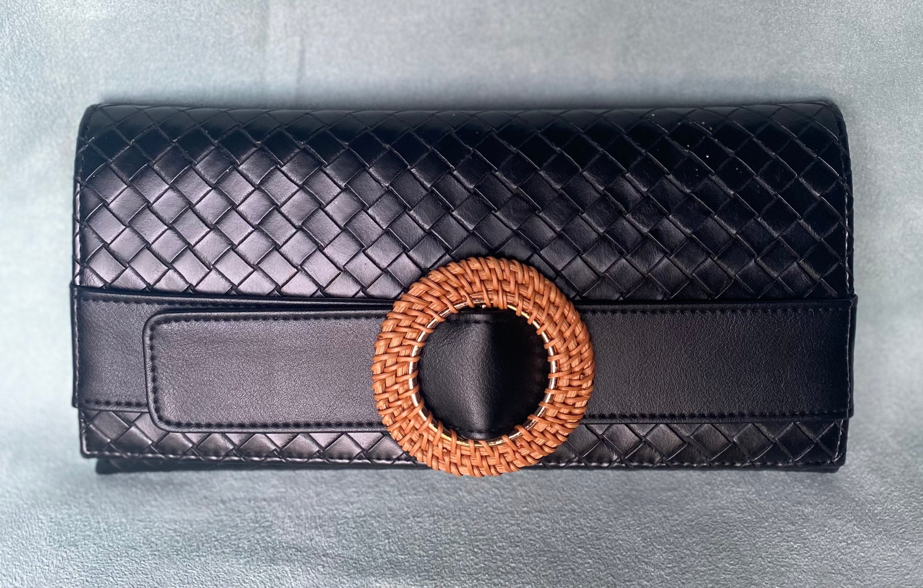 Woven Wicker Embossed in Colors