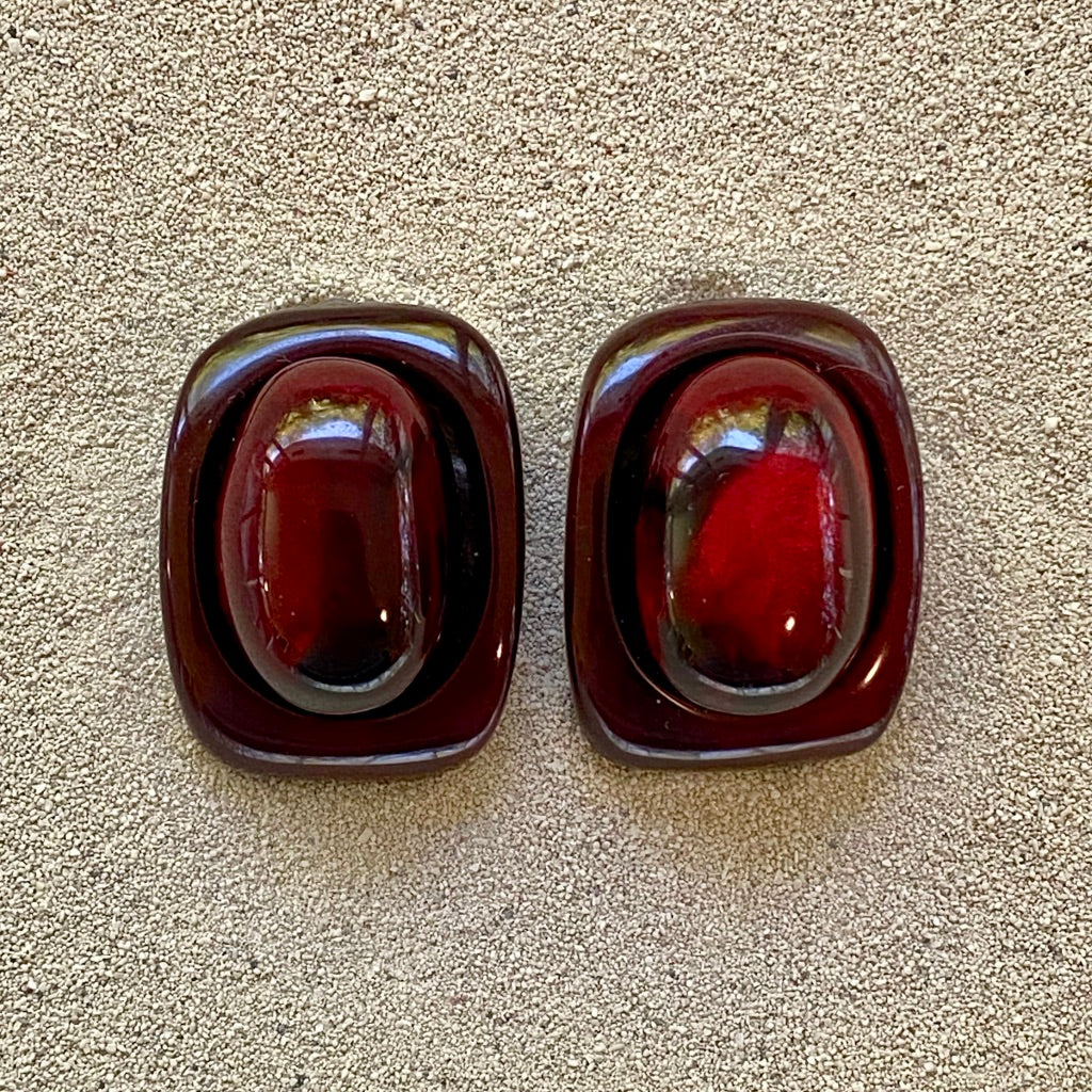 Alexandra Ruby Red Button