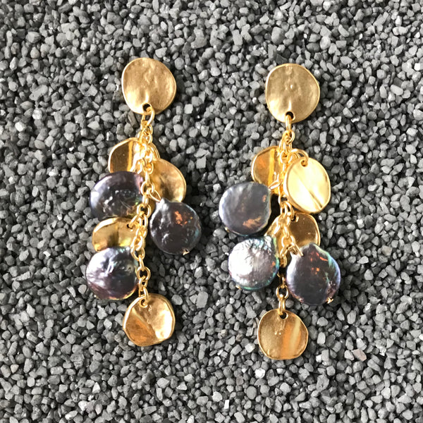 Gold and Grey Pearl Nuggets