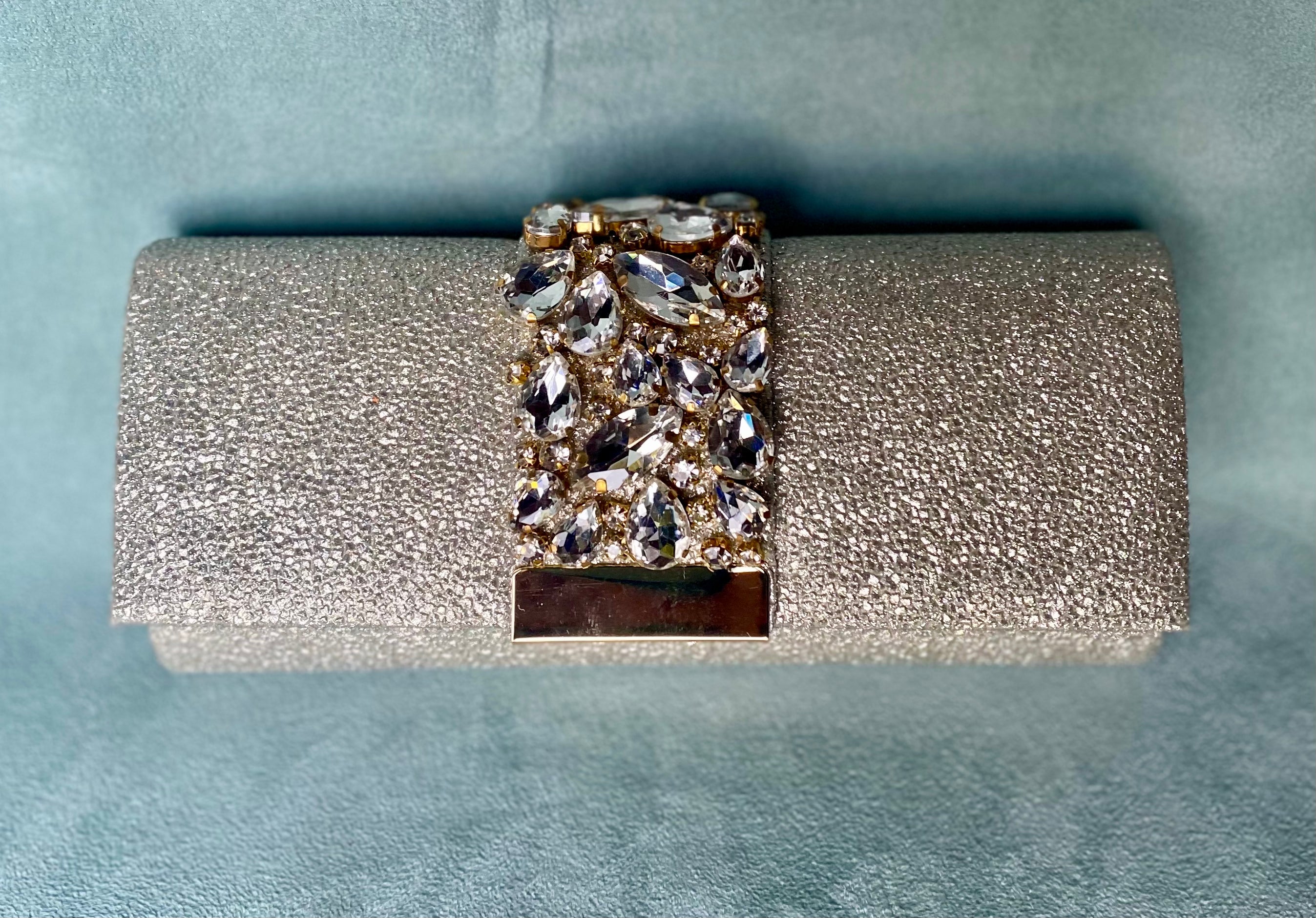 Metallic w Jeweled Tab in Colors