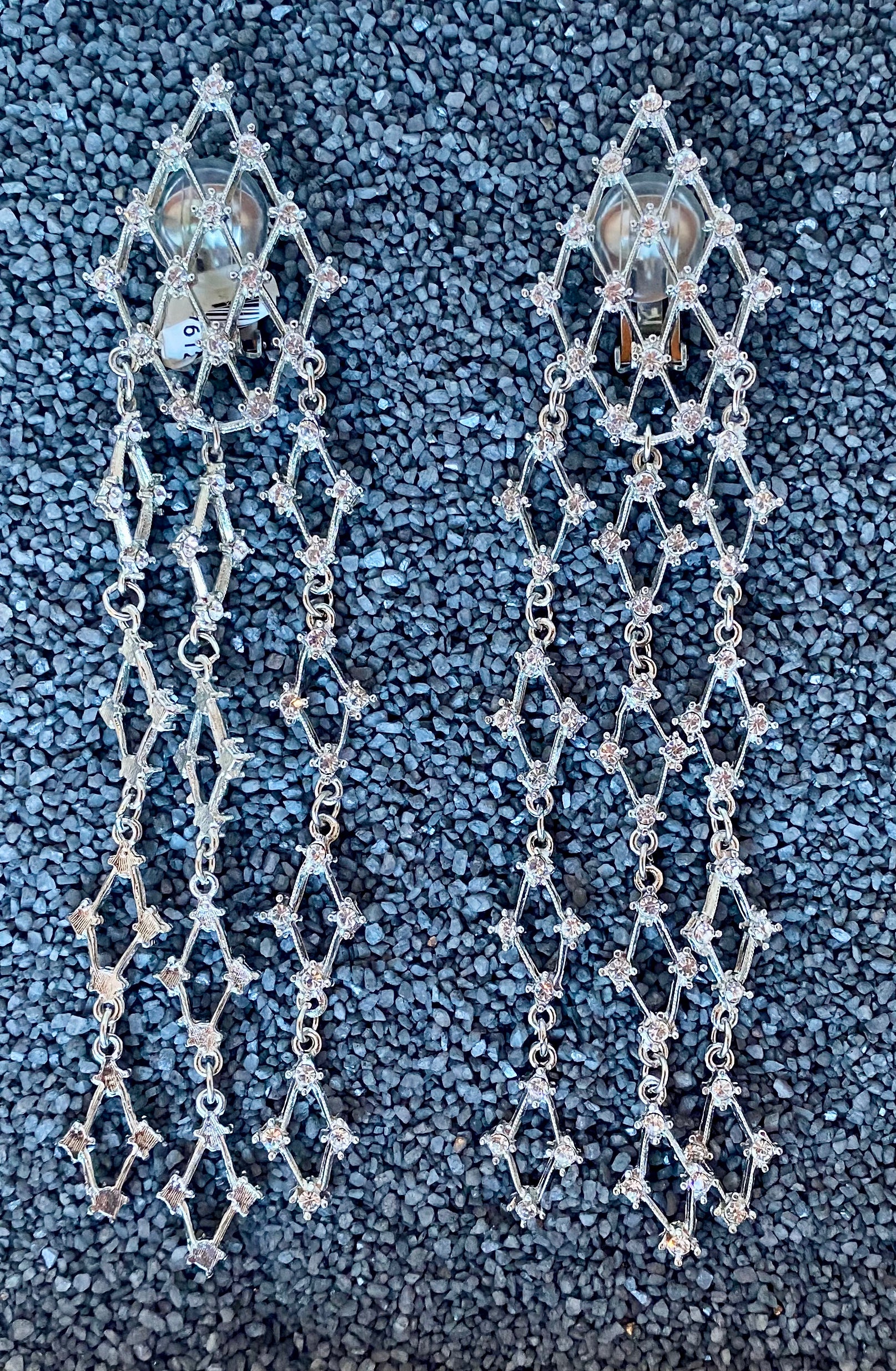 Waterfall With Diamond Shape Crystals