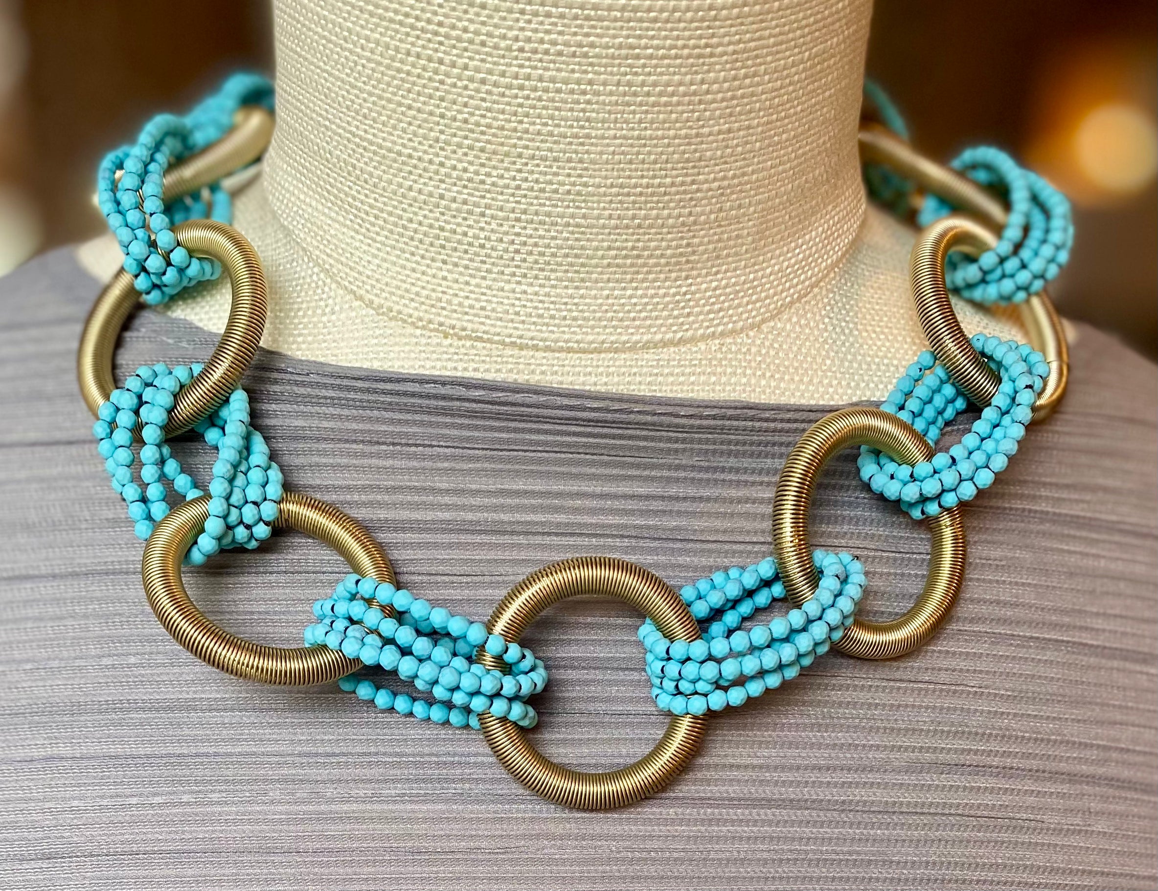 Sea/942Gld/Turq/Gld/Turq/Beads