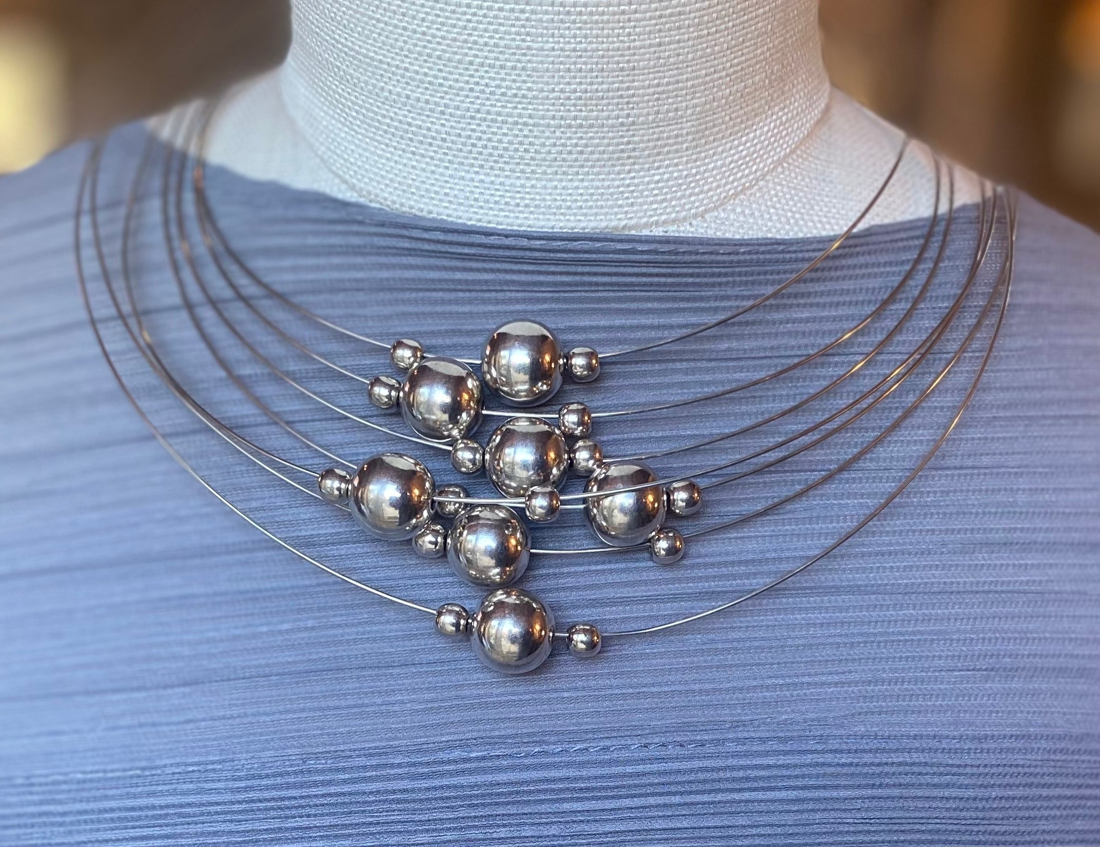 Wire Balls Sterling Silver