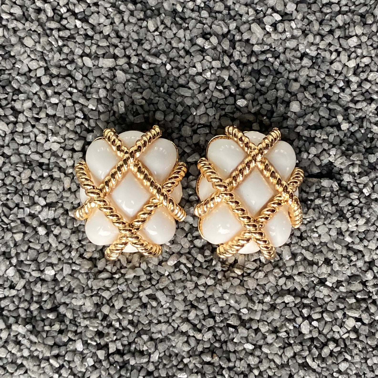 Kjl/4080Ew/Wht/Gld//Guilted