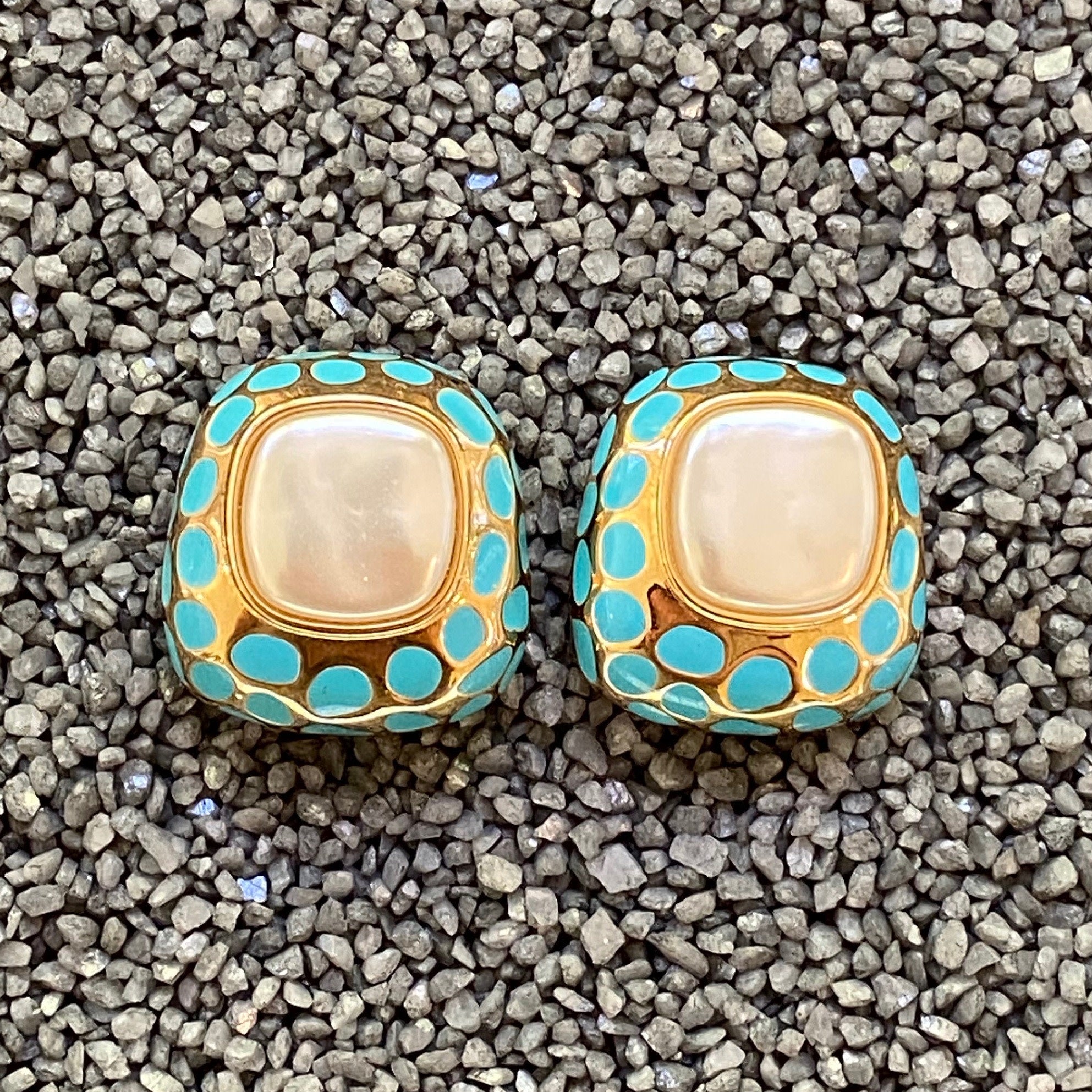 Dots Pearl Gold with Colors