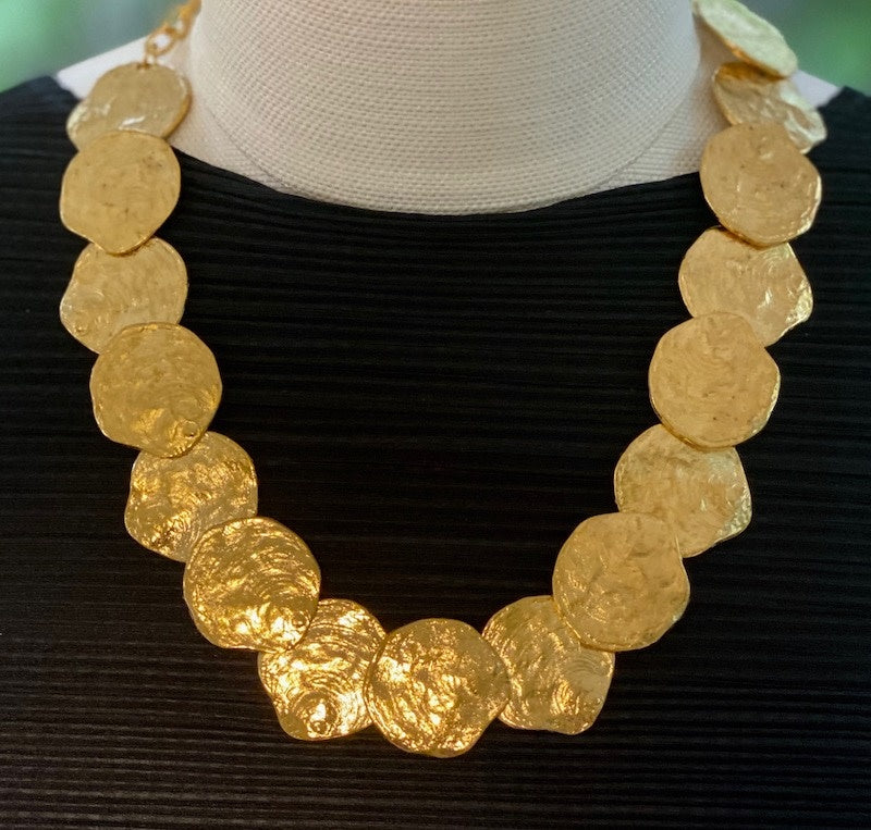 18” Brushed Satin Gold Discs