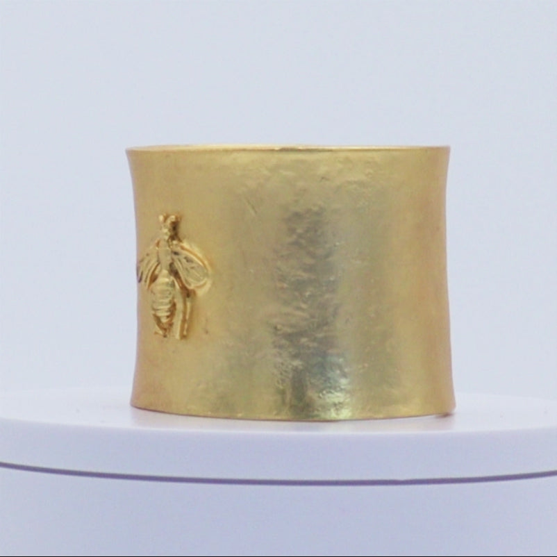 Gold Bee Cuff