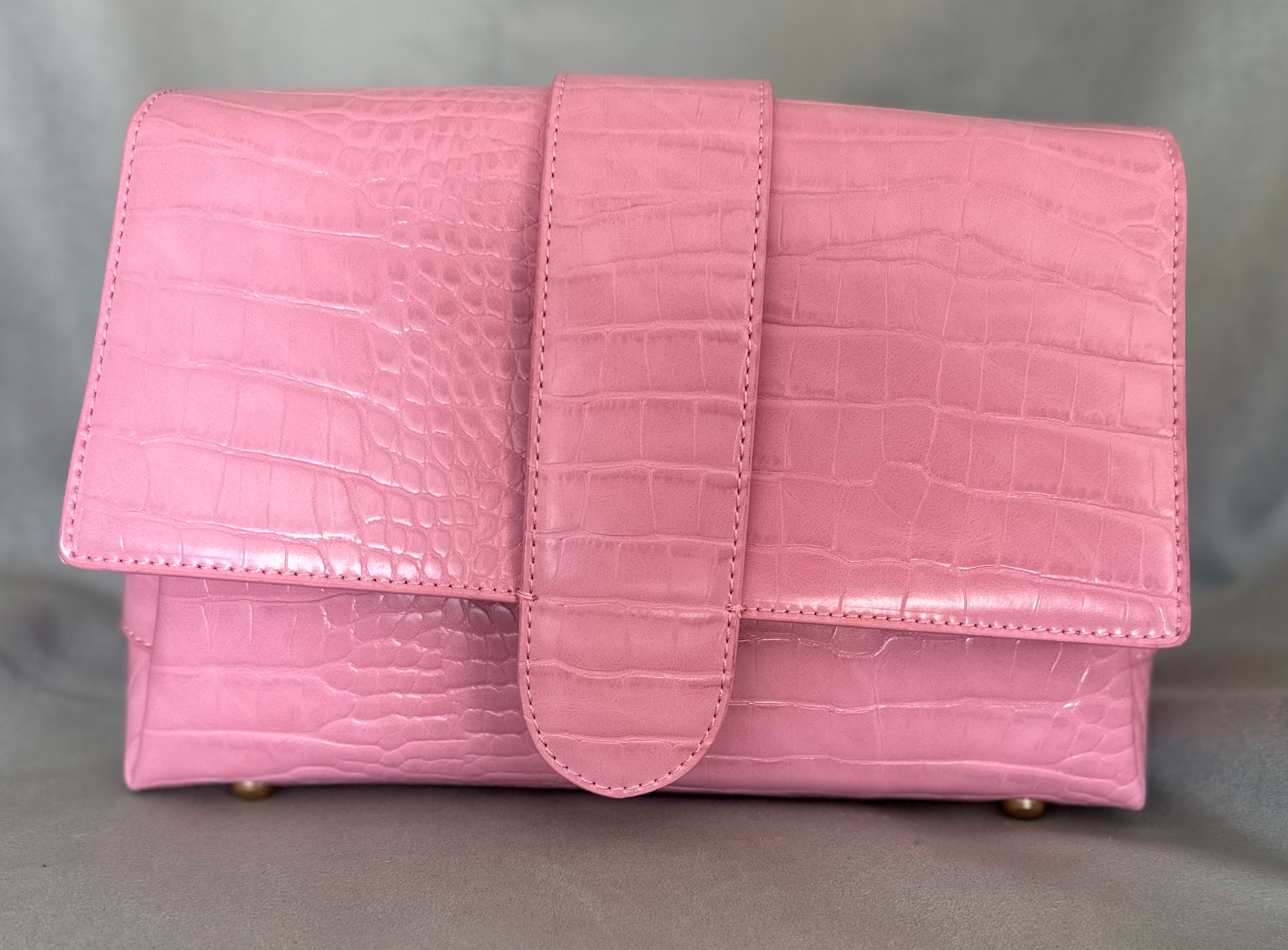 Croco Shoulder Bag