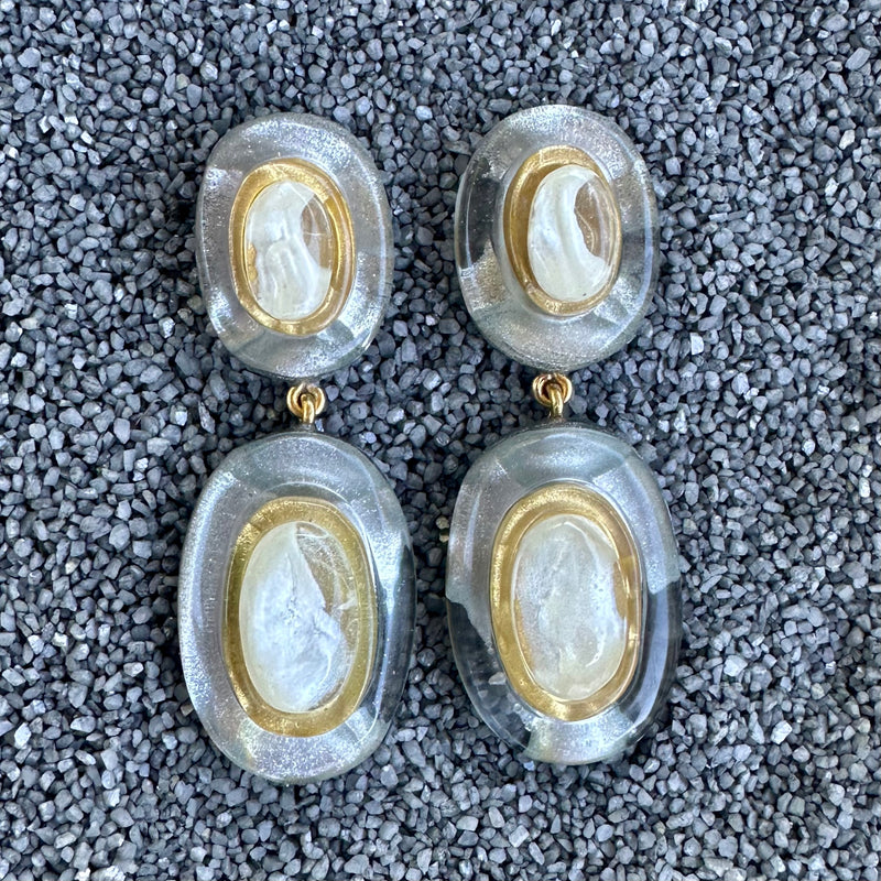 Laurence Silver Pearl with Gold Detail