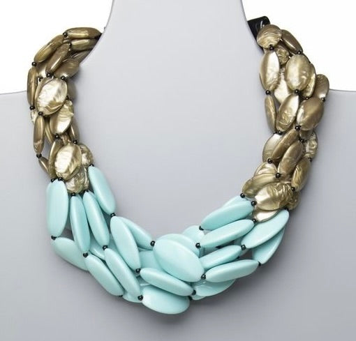 Twisted with White / Gold