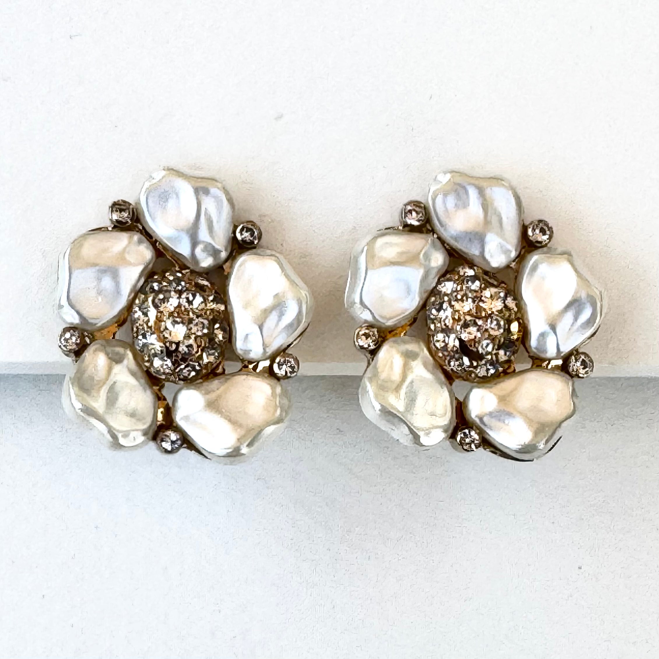 Five Petal Pearl w/ CZ's