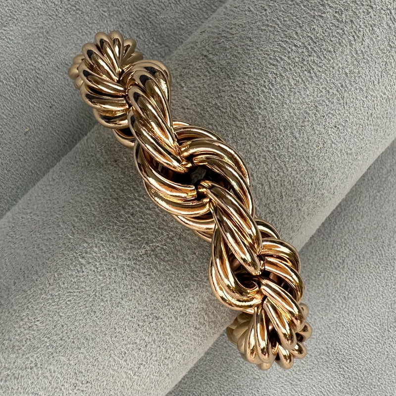 8.5" Twist Chain Gold Links