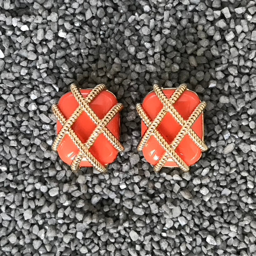 Small Gold Filigree with Colors