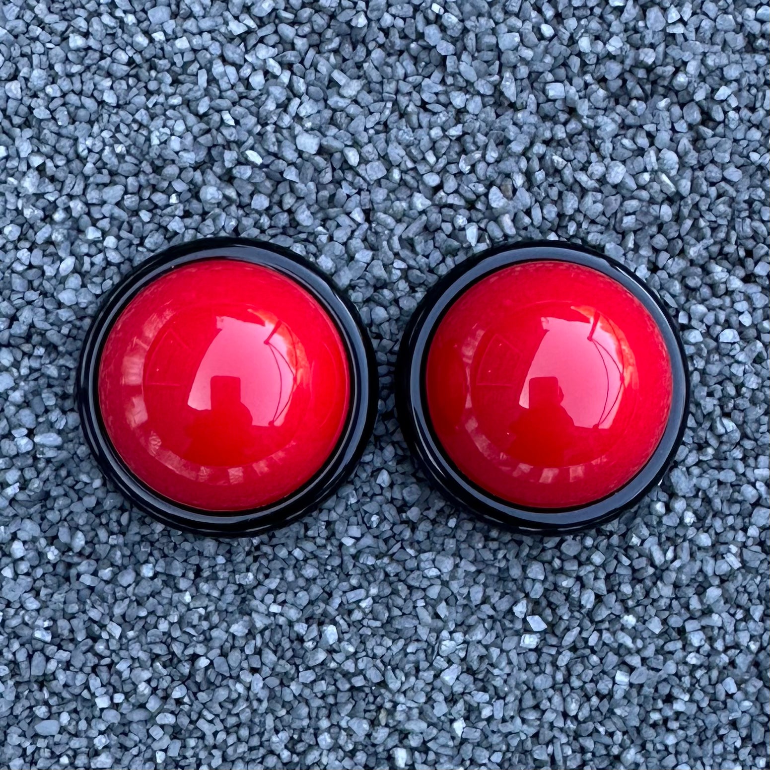 Large Button in Colors Clip