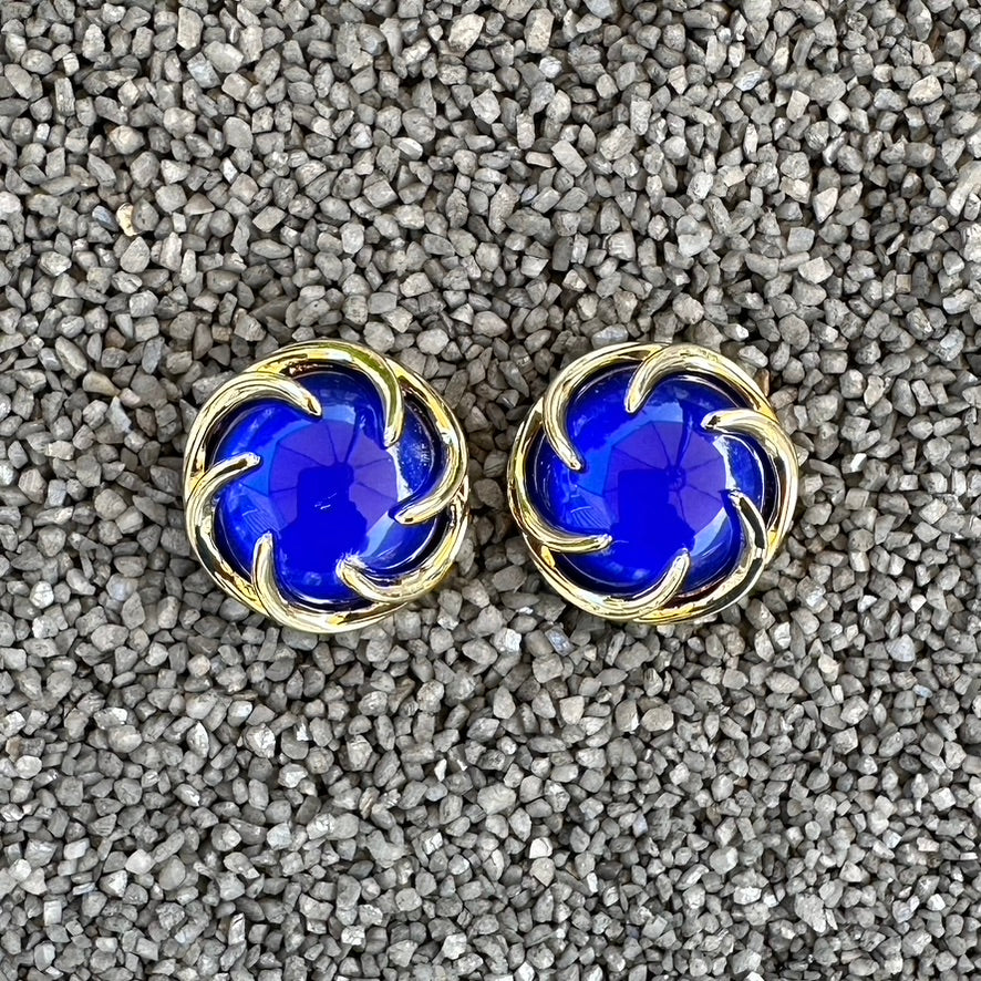 Center Color with Gold Swirl