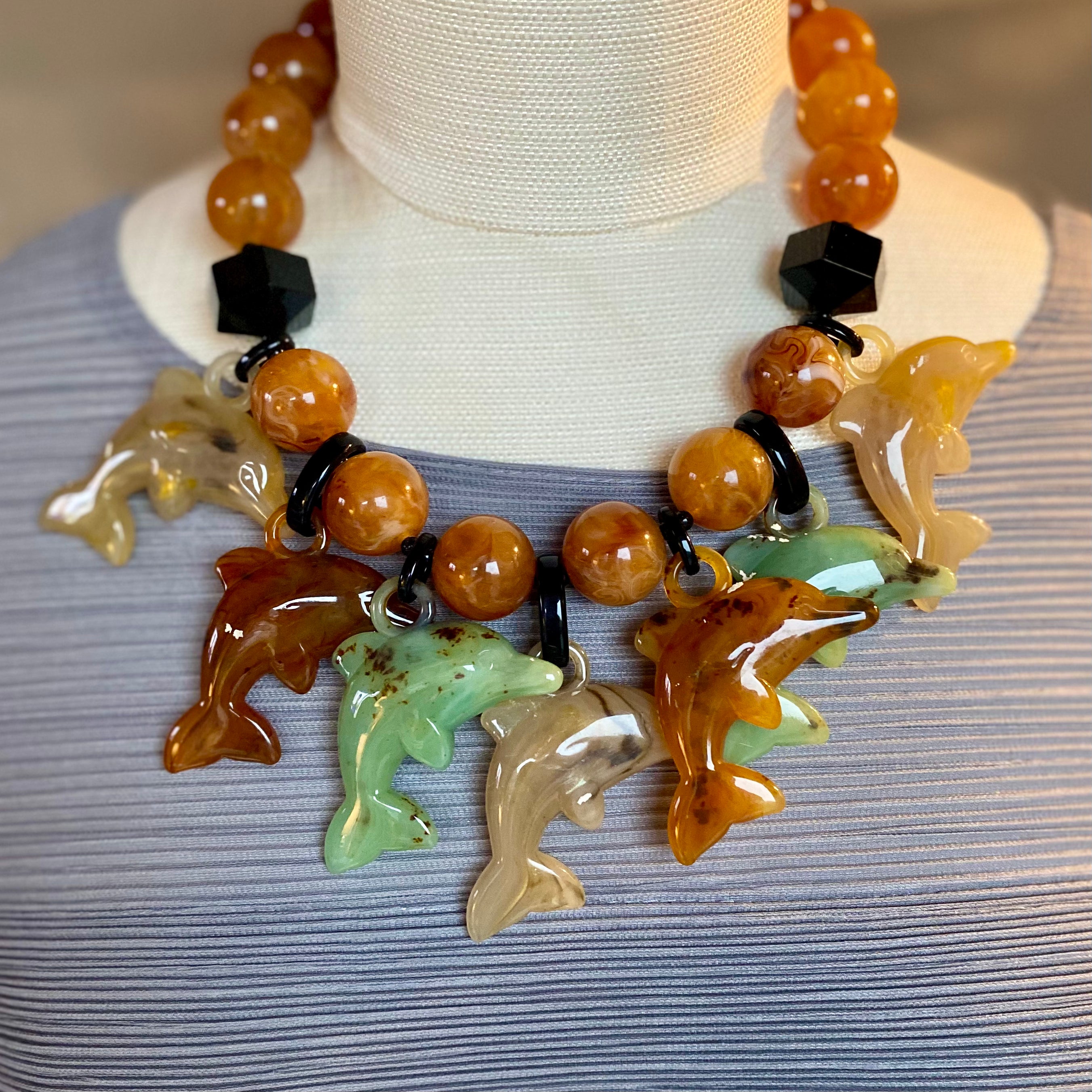 Dolphin Choker in Colors
