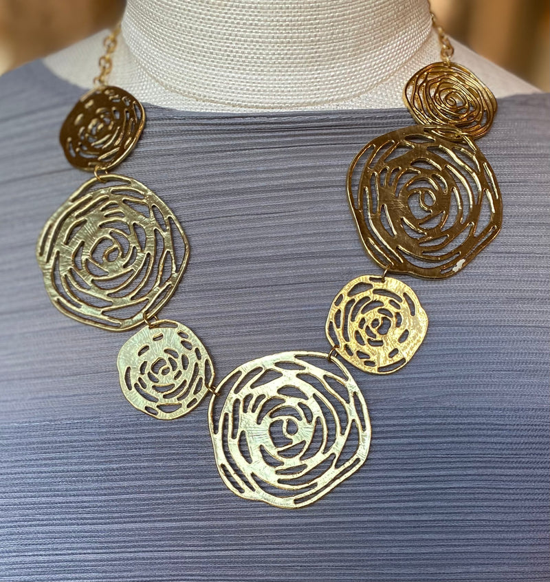 Gold Spiral Discs