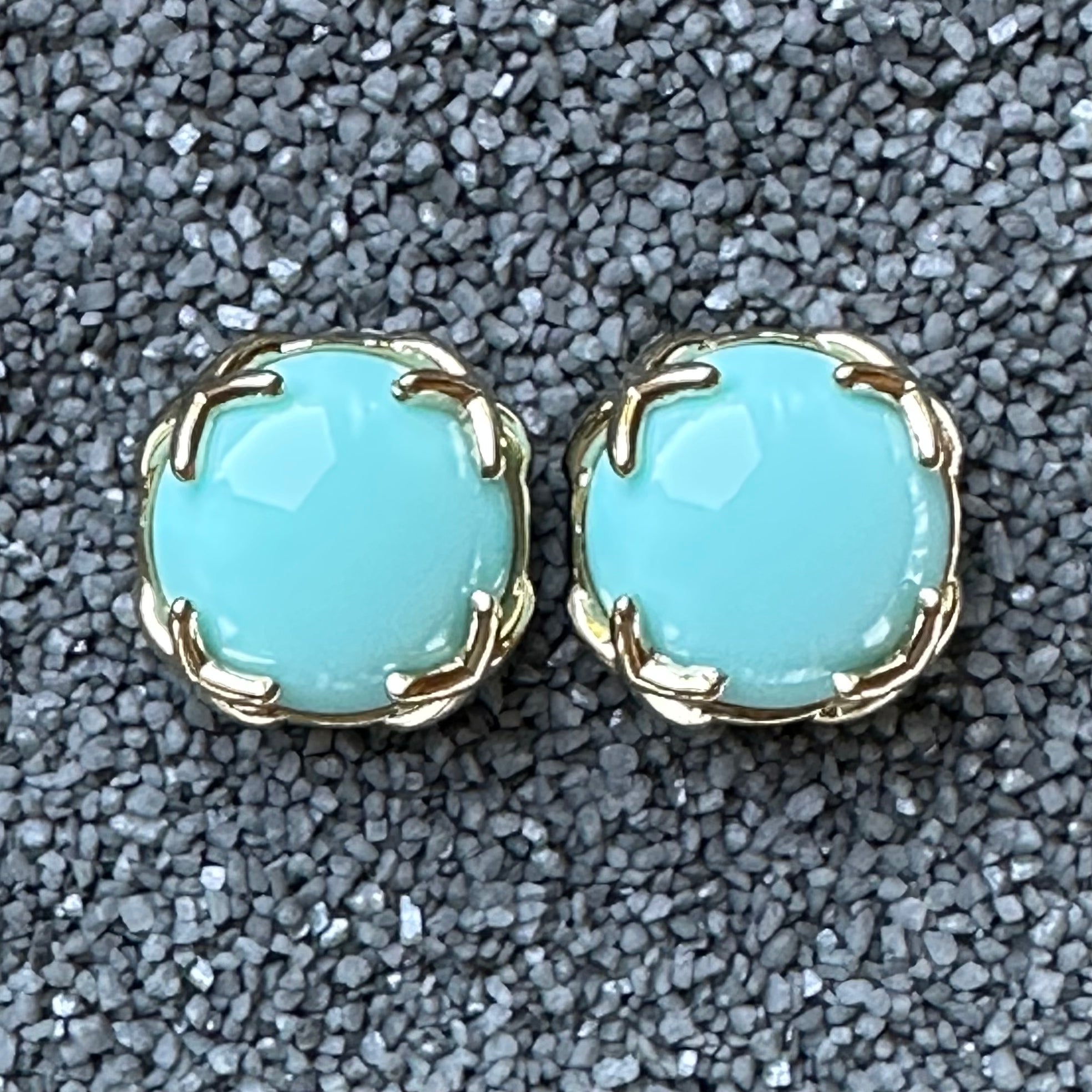 Colored Ovals with 4 Gold X's