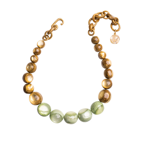 Grace Round Bead Choker in Colors