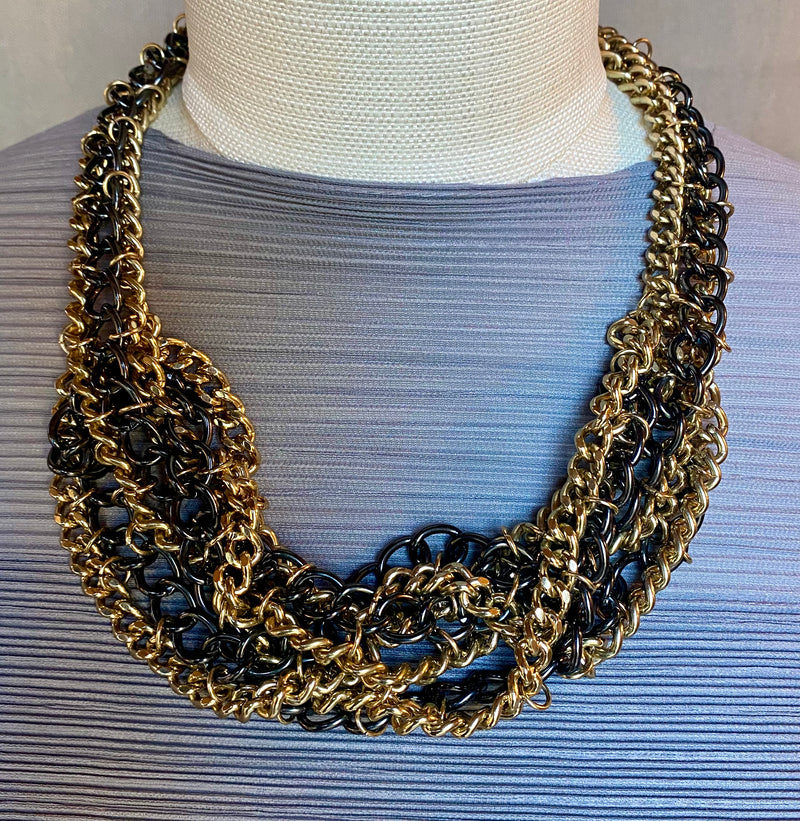 Gold and BlackTwisted Chains