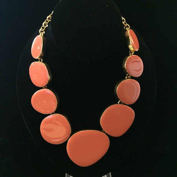 Kjlane: Random Circles Coral & Gold