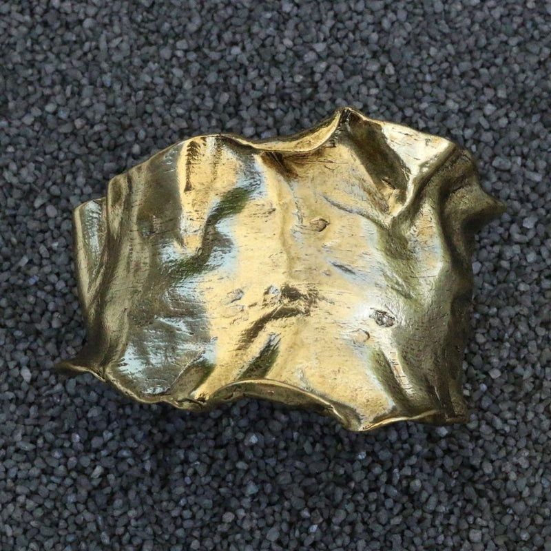 Ksultan: Antique Gold Free Form Cuff
