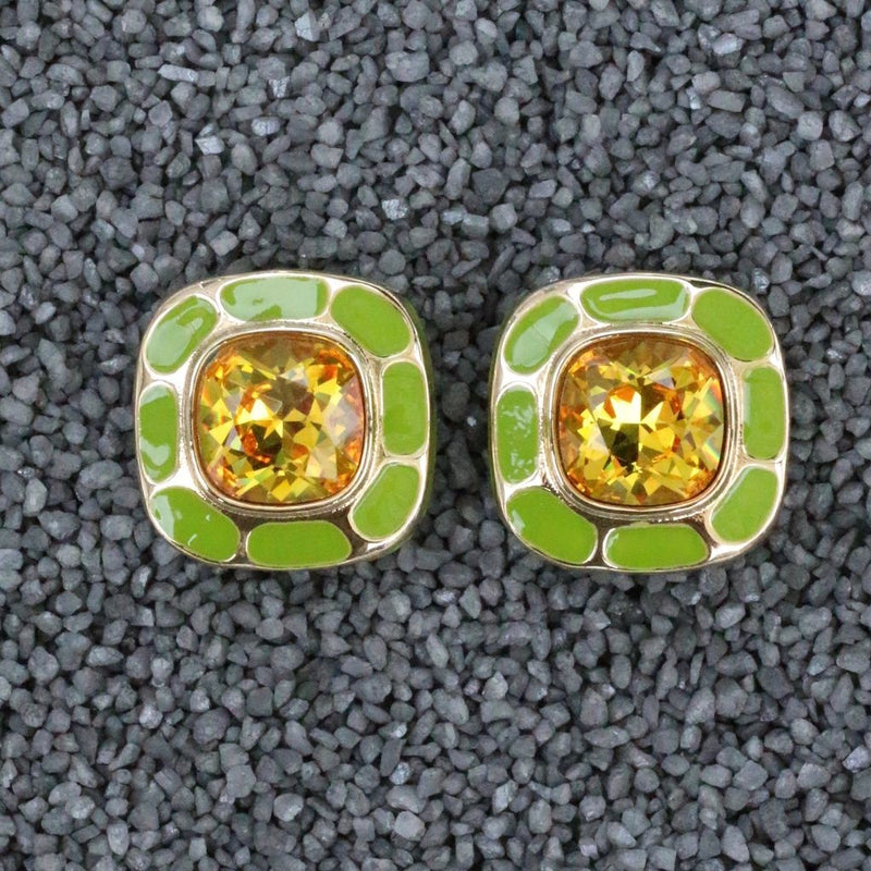 Vcexclusives: Square In Square Topaz & Green