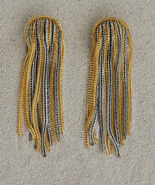 Fmontague: Gold And Silver Tassels