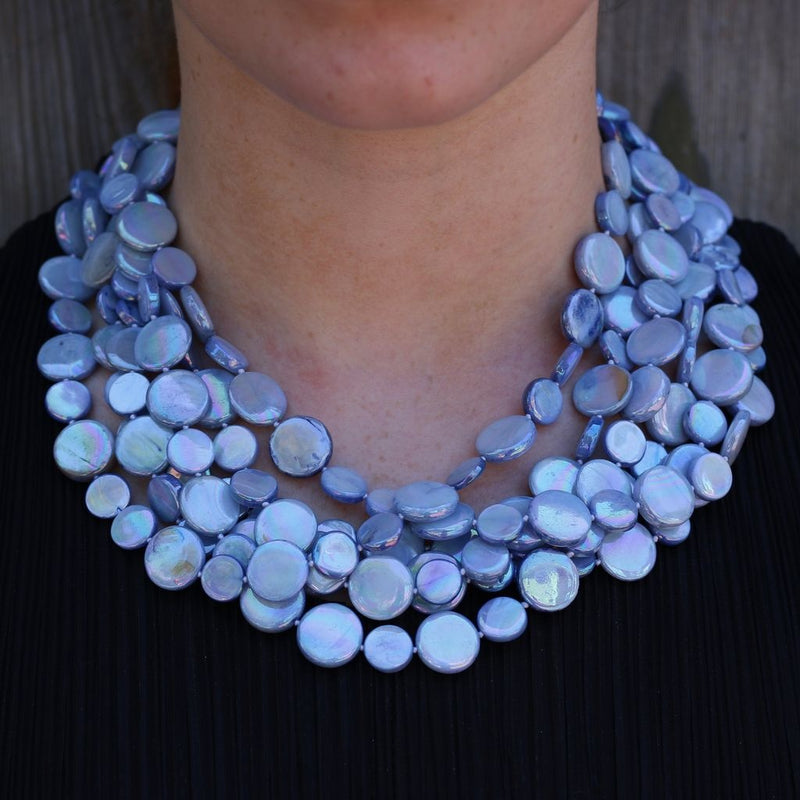 Vcexclusives: Chimes Glass Beads Blue