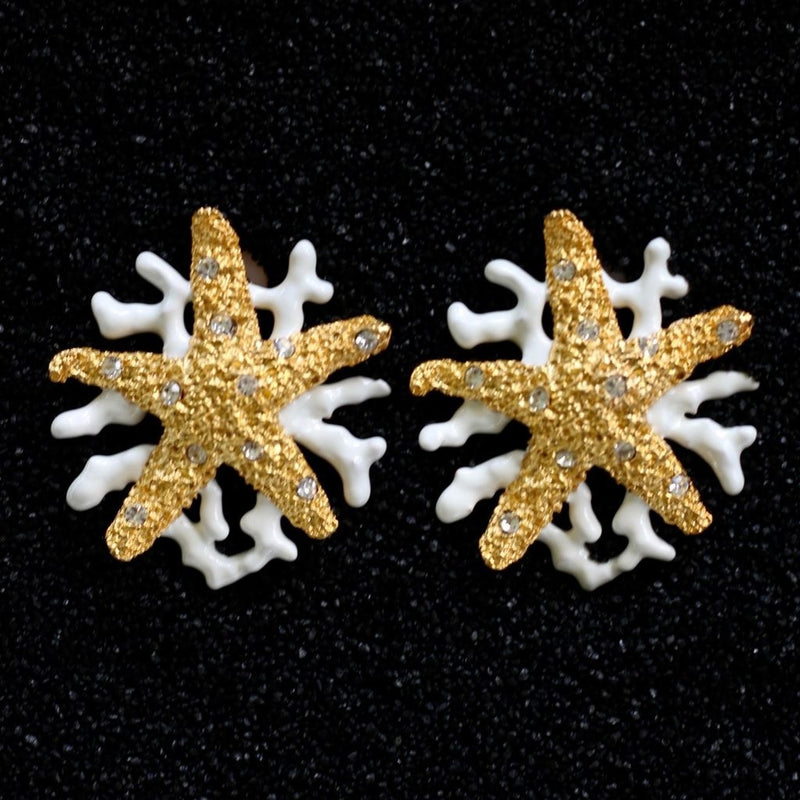 Starfish Gold With White Branch