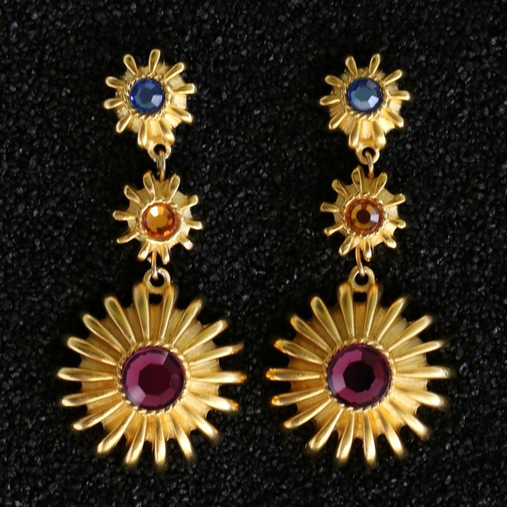 Kjlane: Multi Colored Drop Pierced