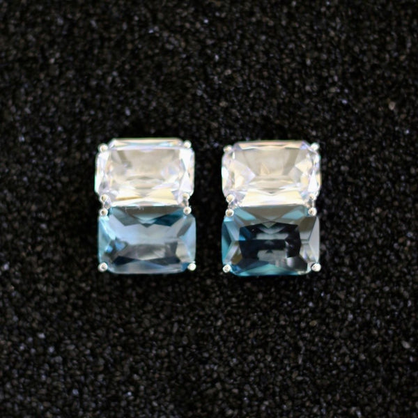 Jardin: Clear & Aqua Double Stack