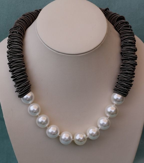 Caterpillar Gray W/Pearls