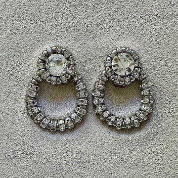 Joyce Loops Silver & Crystal